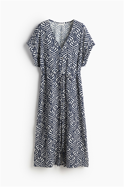 Платье из крепа с пуговицами спереди 1236994004