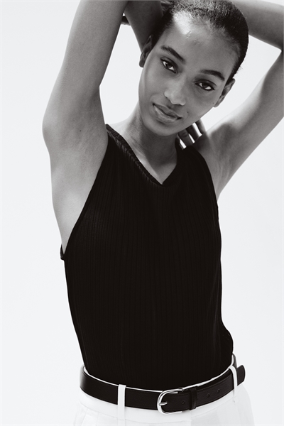 Жилетка в рубчик 1290433001