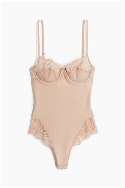 Боди из микрофибры легкой формы 1244273001