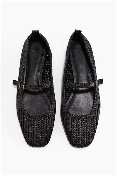 Плетеные балетки Mary Janes 1284117004