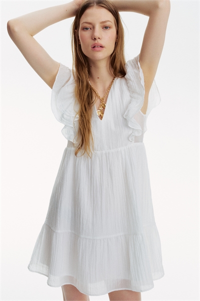 Платье с отделкой из воланов 1285301003