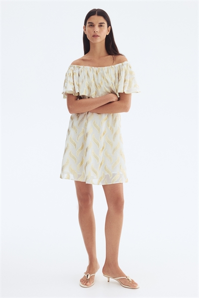 Платье с жаккардовым плетением на плечах 1305101001