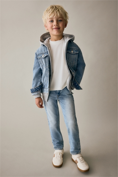 Супермягкие джинсы с зауженной посадкой 1168030016