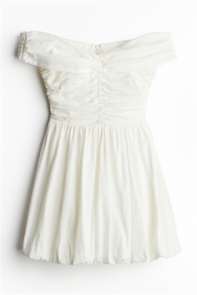 Платье без плеч из кринклида 1229878002