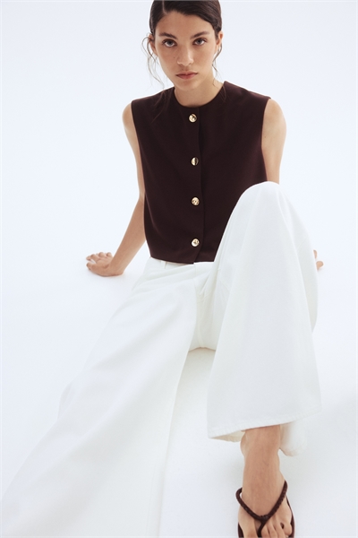 Жилет из интерлока 1296219001