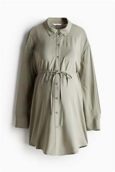 Рубашка с завязывающимся поясом MAMA Before & After 1010725013