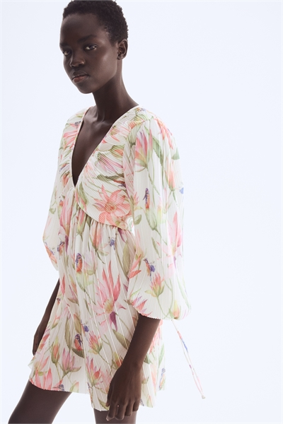 Платье из плиссе 1295133001