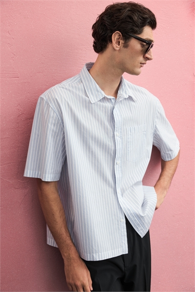 Рубашка из поплина в боксерском стиле Regular Fit 1290111001