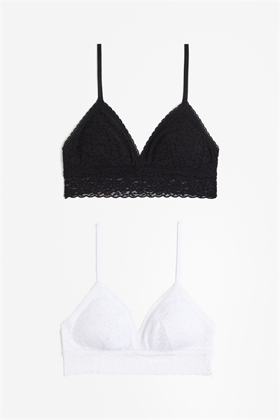 Кружевные бюстгальтеры с мягкими чашечками 2 шт. 1085511003