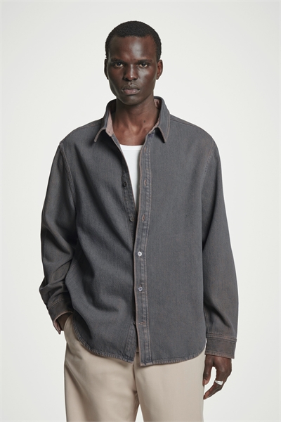 Джинсовая рубашка свободного кроя 1238717004