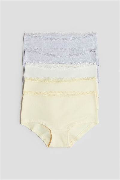 Трусы-хипстеры в упаковке из 5 штук 1287909001