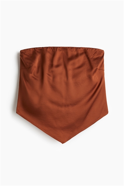 Атласный топ платок 1292474001