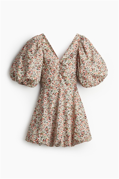 Пышное платье с завязками 1239797003