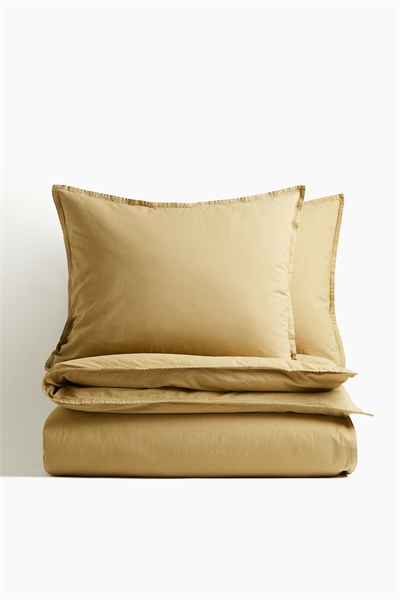 Постельное белье из стираного хлопка для двуспальных и king-size кроватей 1184150015