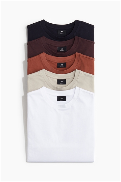 Футболки Regular Fit, 5 штук 1216851018