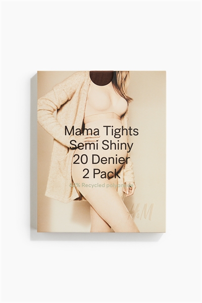 Колготки MAMA в 2 упаковках плотностью 20 ден 1284911004