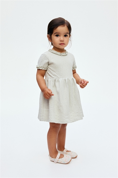 Платье из жаккардового джерси с оборками 1295255002