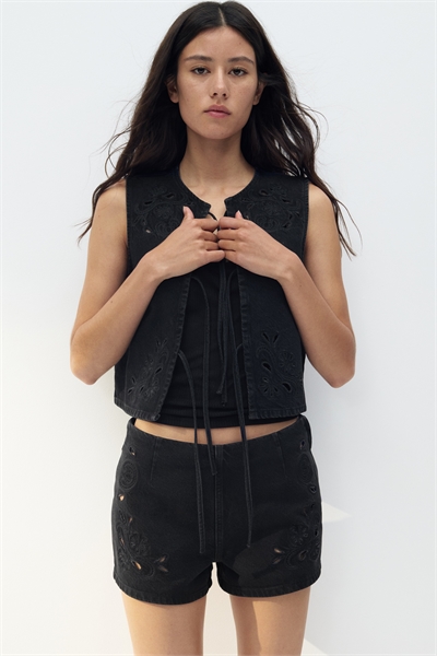 Джинсовые шорты Broderie anglaise 1295702001