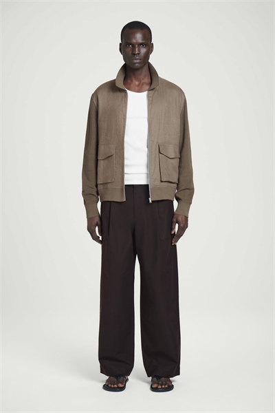 Широкие брюки из хлопковой ткани 1282015001