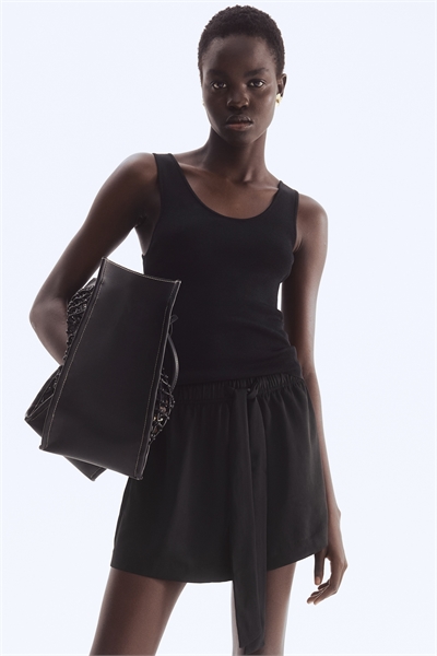 Шорты на резинке из саржи 1283563002