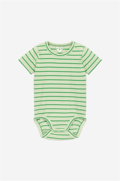 Хлопковый боди-комбинезон с короткими рукавами 1085272010