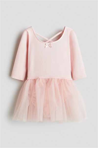 Купальник для танцев с юбкой из тюля 1139296016