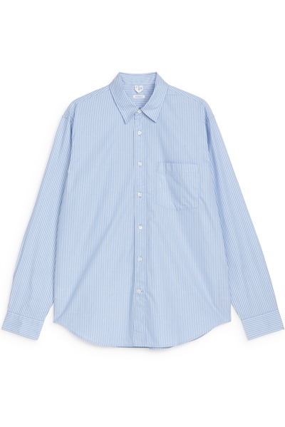 Расслабленная хлопковая рубашка 1243611001