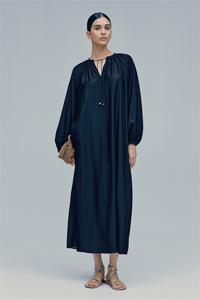 Платье с воздушными рукавами 1265002005