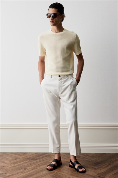 Облегающая тканая футболка 1258831001