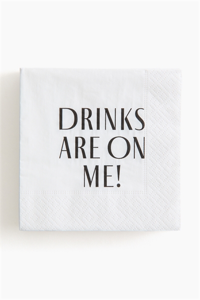 Бумажные салфетки в упаковке 15 штук 1302770001