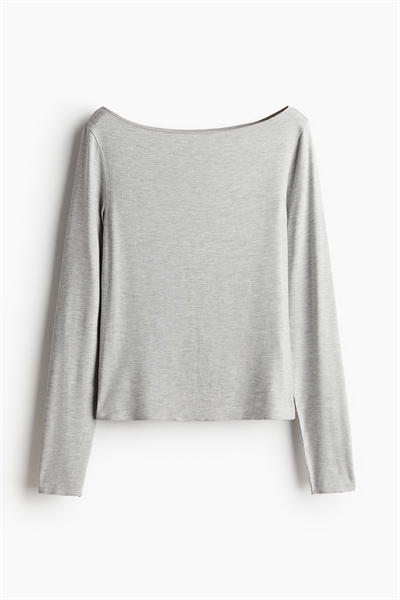 Топ с вырезом-лодочкой 1247868001