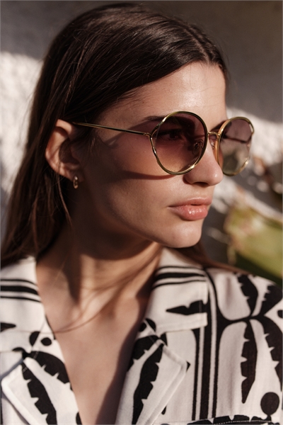 Круглые солнцезащитные очки 1281818001