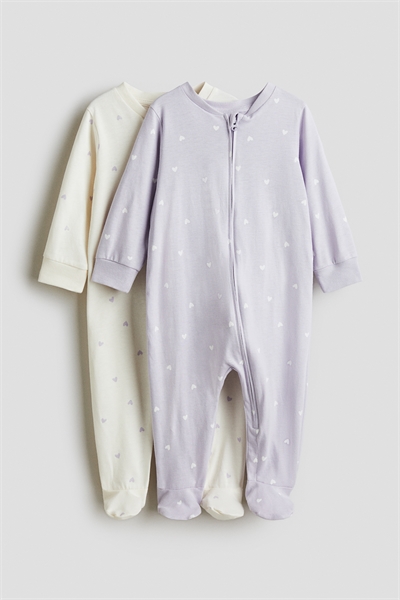 Спальные костюмы на молнии в упаковке из 2 штук 1197187020