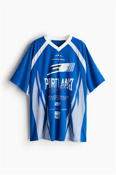 Футболка с принтом в стиле оверсайз 1239395001