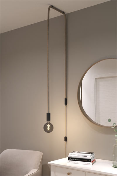 Змеиный настенный светильник с лампочкой 1204376002