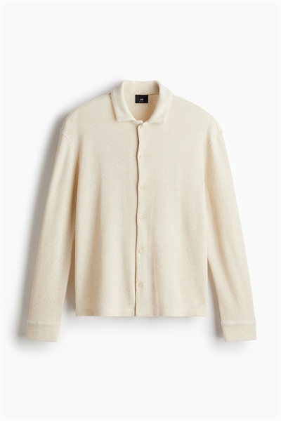 Рубашка из фактурного трикотажа Regular Fit 1258102001