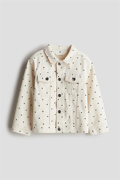 Куртка из саржи с узором 1253256001