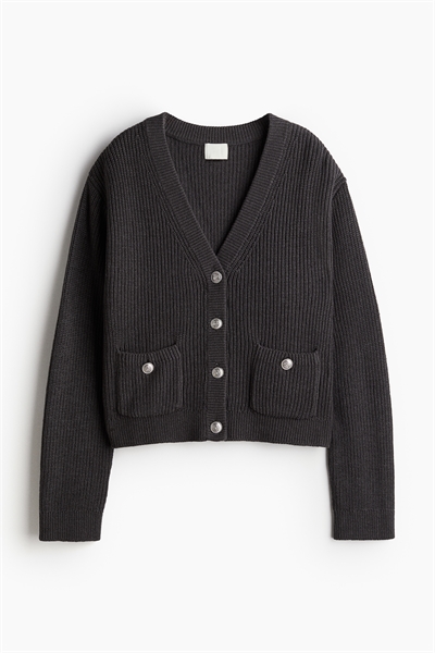 Кардиган с отделкой карманами 1239440003