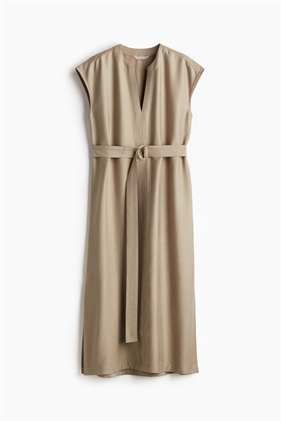 Платье-миди с поясом 1242267001