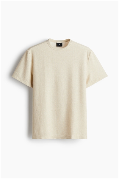 Футболка из фактурного трикотажа Regular Fit 1258096001