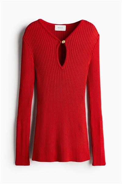 Топ из ребристого трикотажа 1243240004