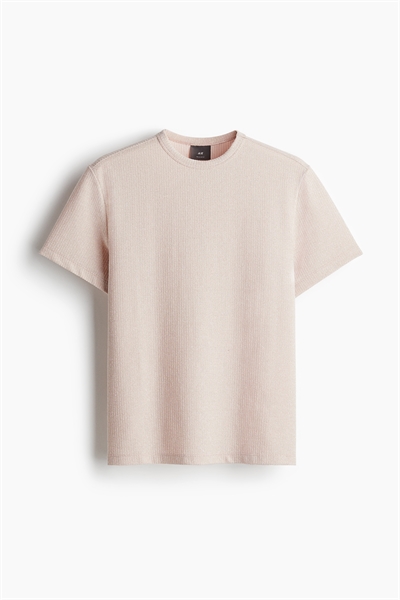 Футболка из фактурного трикотажа Regular Fit 1258096002