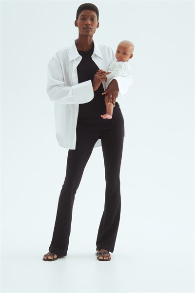 Расклешенные брюки из джерси MAMA 1162136001