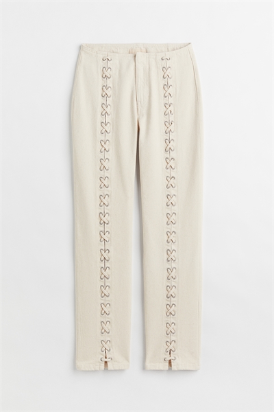 Брюки со шнуровкой 1058079001