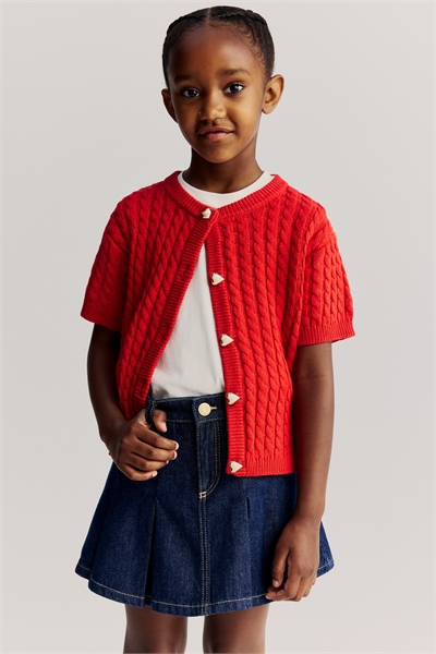 Плиссированная джинсовая юбка 1283100002