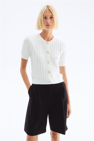 Кардиган трикотажный с узором 1289600001