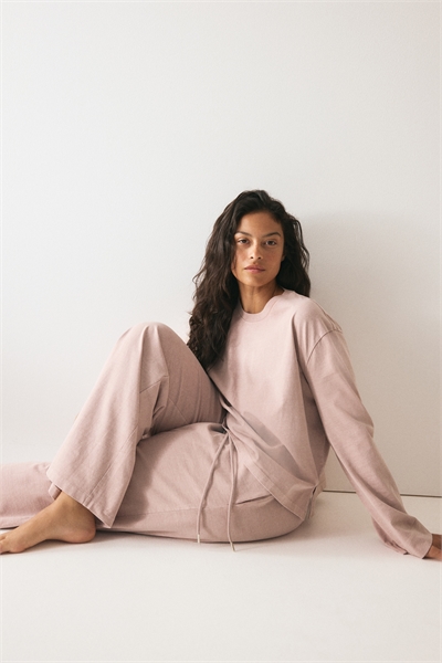 Хлопковые брюки с мокрым рисунком 1294077001