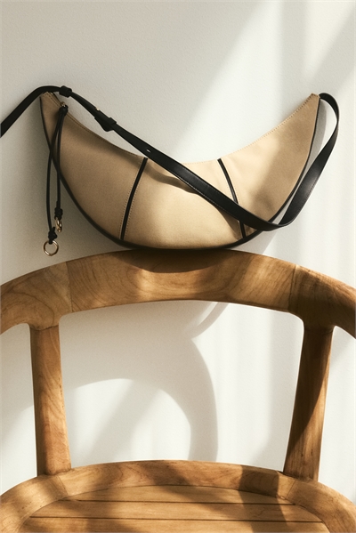 Изогнутая сумка через плечо 1294686001