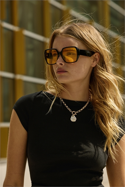 Футболка в рубчик с круглым вырезом 1296056003