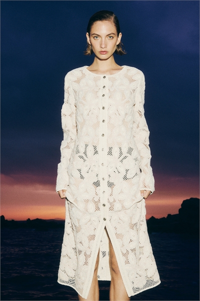 Длинное кружевное платье 1296207001